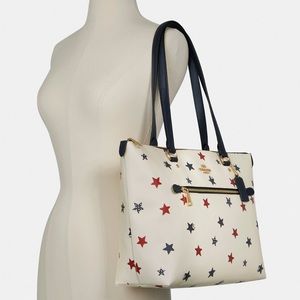 Coach Tote With Americana Star Print